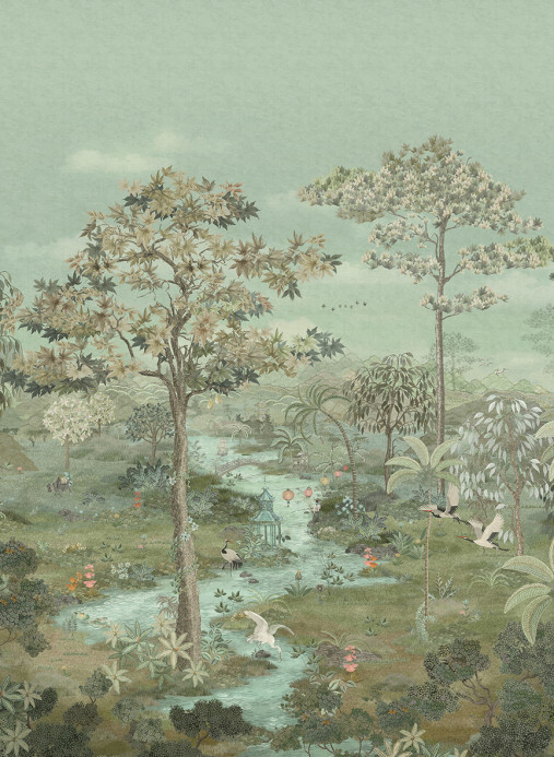 Eijffinger Papier peint panoramique Pip Paradise - Green