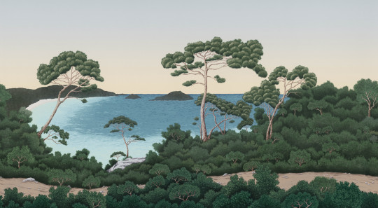 Isidore Leroy Papier peint panoramique Port Cros