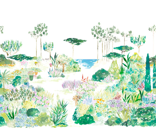 Isidore Leroy Mural Jardin de France