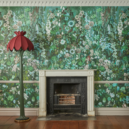 House of Hackney Mural Floribunda Magna - Verde