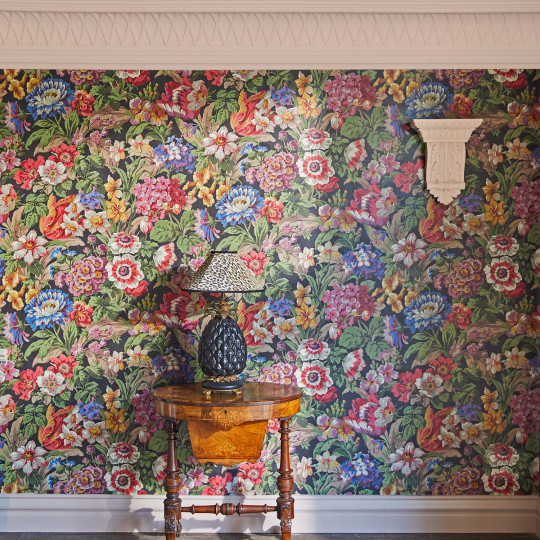 House of Hackney Wallpaper Florescence - Noir