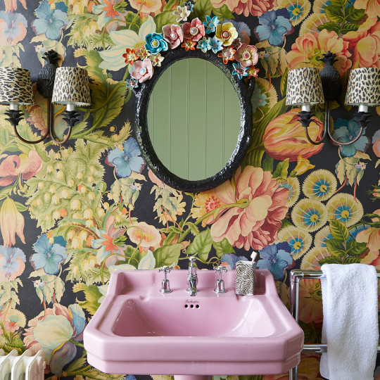 House of Hackney Wallpaper Amatoria Magna - Noir