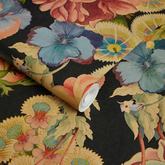 House of Hackney Wallpaper Amatoria Magna - Noir