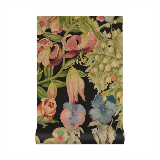 House of Hackney Wallpaper Amatoria Magna - Noir