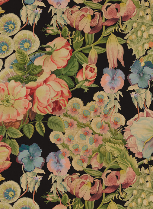 House of Hackney Wallpaper Amatoria Magna - Noir