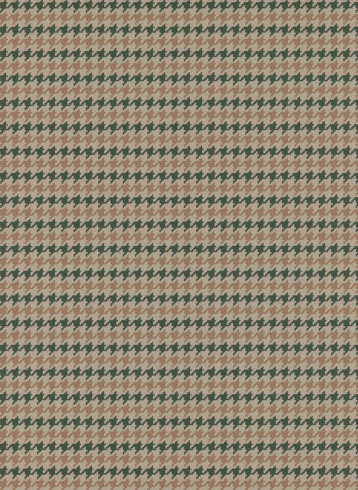 Ulricehamns Tapete Houndstooth - Green