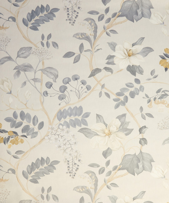 Liberty Wallpaper Magical Plants - Smalt Blue