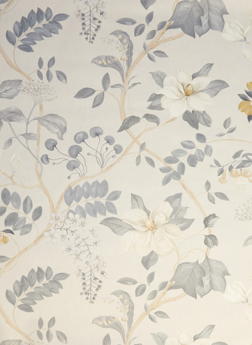 Liberty Wallpaper Magical Plants - Smalt Blue