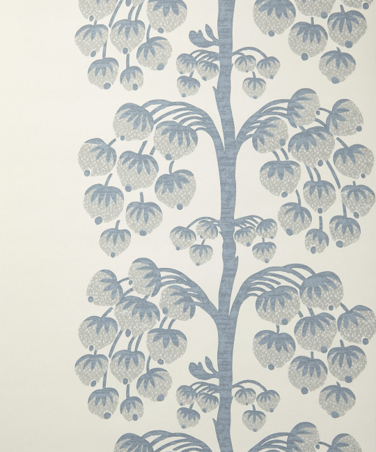 Liberty Wallpaper Berry Tree - Lapis