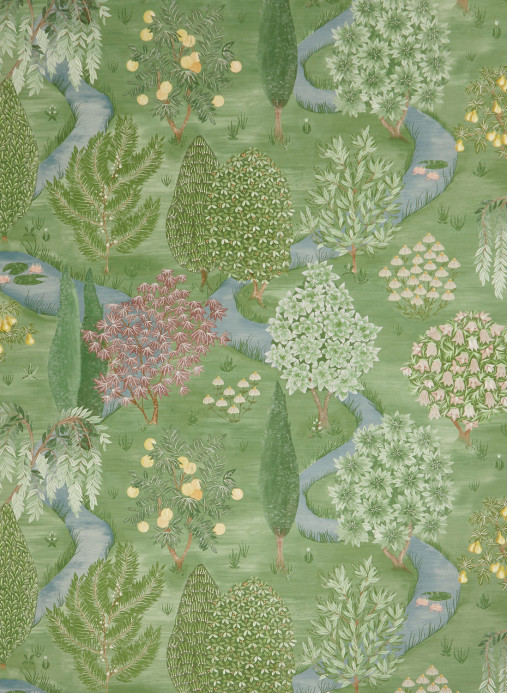 Liberty Wallpaper Enchanted Wood - Jade