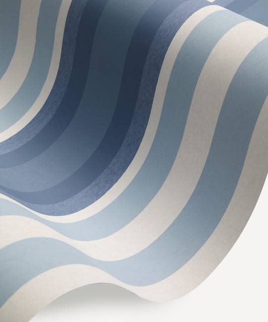 Liberty Wallpaper Obi Stripe - Lapis