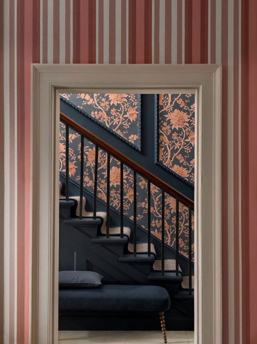 Liberty Wallpaper Obi Stripe - Lacquer