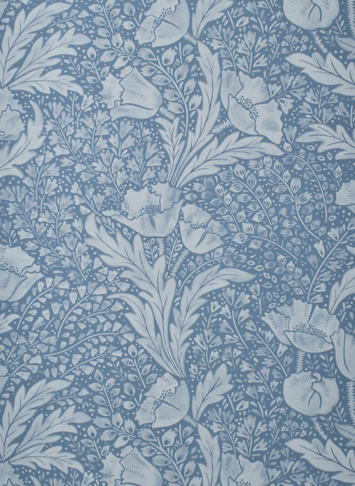 Liberty Wallpaper Tudor Poppy - Lapis