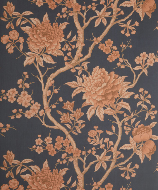 Liberty Wallpaper Porcelain Trail - Ink