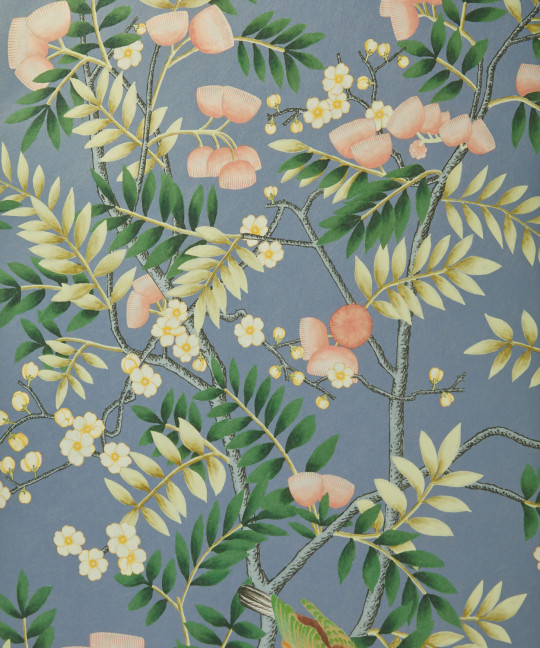 Liberty Wallpaper Silk Tree - Flax Flower