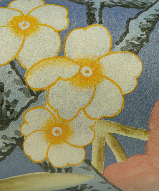 Liberty Wallpaper Silk Tree - Flax Flower