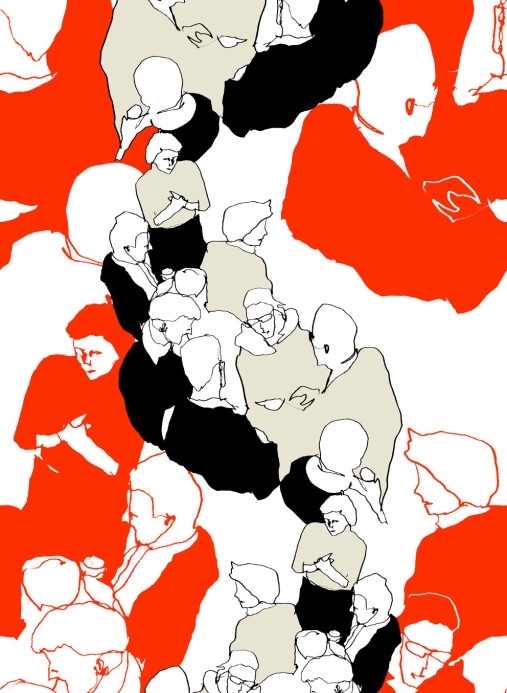 Marimekko Papier peint Ystävät - 23360