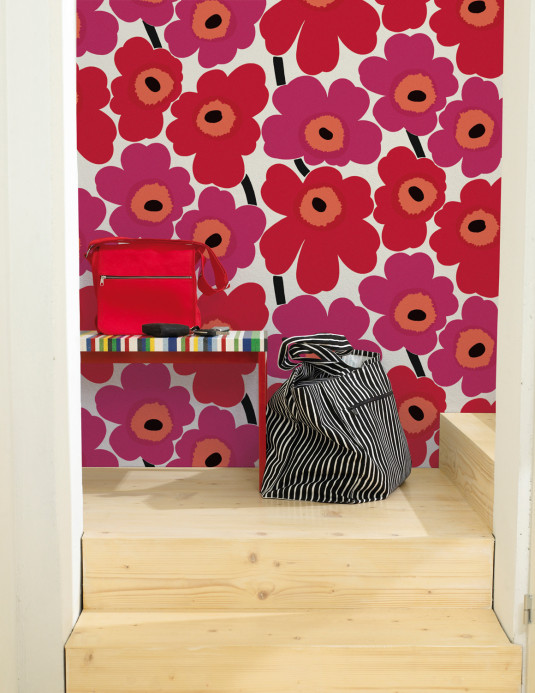 Marimekko Carta da parati Unikko - 23354