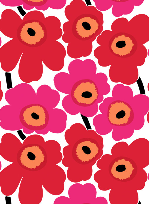 Marimekko Carta da parati Unikko - 23354