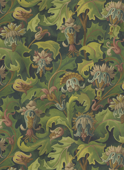 House of Hackney Wallpaper Vespertine - Verde