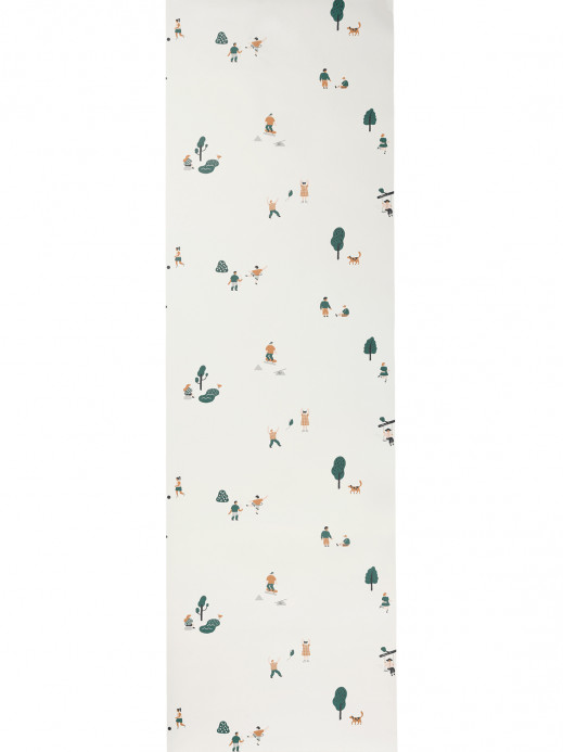 Ferm Living Tapete The Park - Offwhite