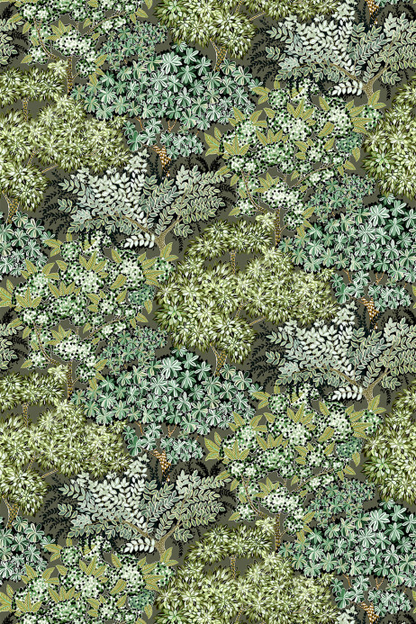 Josephine Munsey Papier peint Broccoli Canopy - Chaingate Green