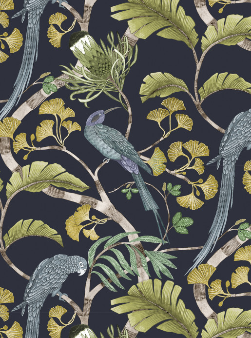 Josephine Munsey Carta da parati Living Branches - Petra and Greens