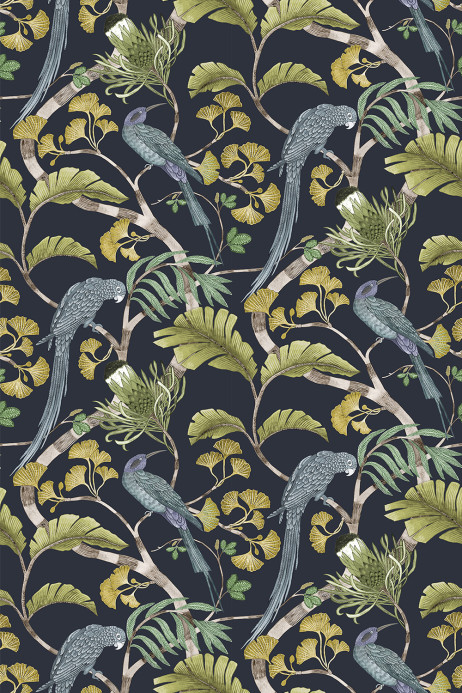 Josephine Munsey Wallpaper Living Branches - Petra and Greens