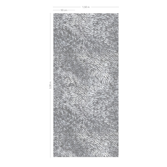 Isidore Leroy Mural Cascade Gris