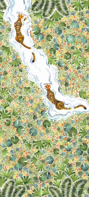 Isidore Leroy Wandbild Tigres Naturel - B 4/5/6