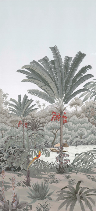 Isidore Leroy Mural Riviere des Parfums Gris