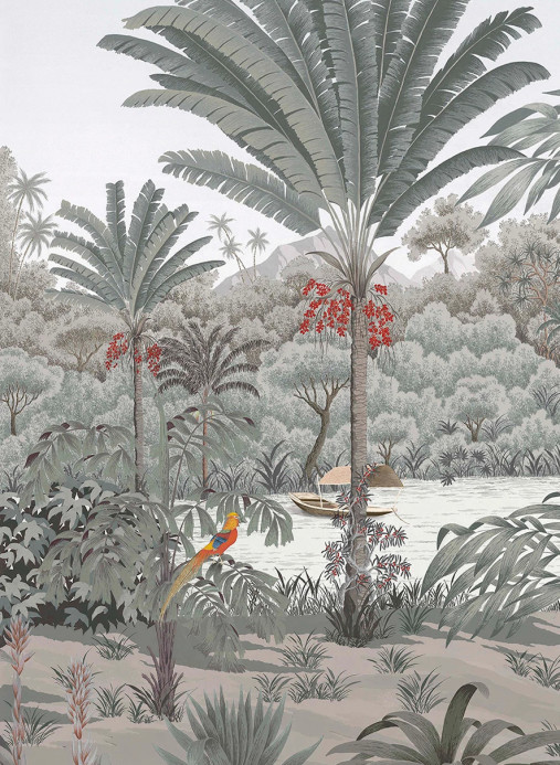 Isidore Leroy Mural Riviere des Parfums Gris