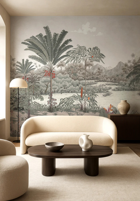 Isidore Leroy Wandbild Riviere des Parfums Gris - A 1/2/3