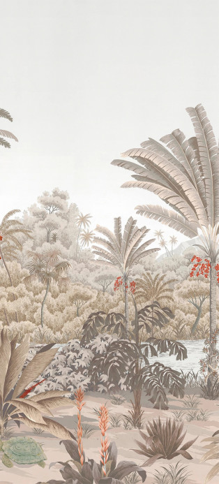 Isidore Leroy Papier peint panoramique Riviere des Parfums Sepia - D 10/11/12