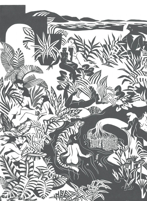 Isidore Leroy Mural Eternelles Gris
