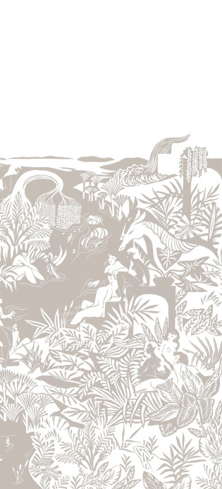 Isidore Leroy Carta da parati panoramica Eternelles Beige - B 4/5/6