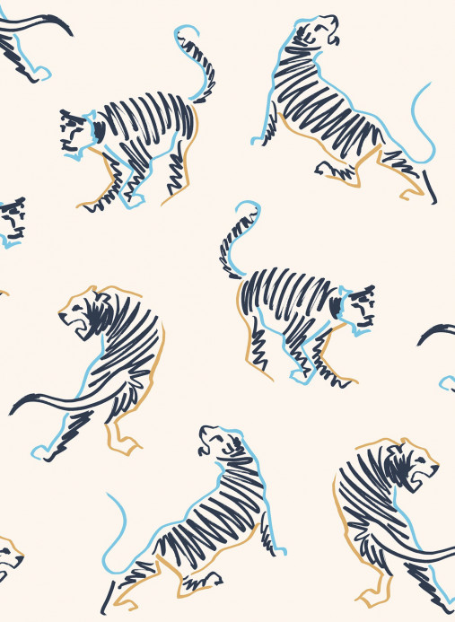 Isidore Leroy Wallpaper Mini Tigres - 6244301