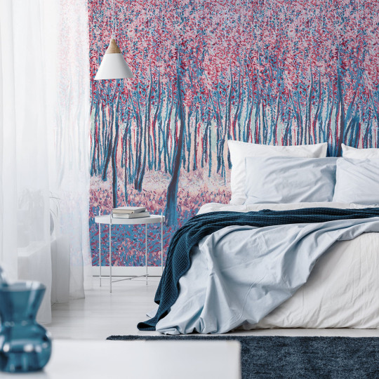 Isidore Leroy Mural Sylve Decor Rose