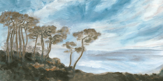 Isidore Leroy Papier peint panoramique Les Landes - Jour