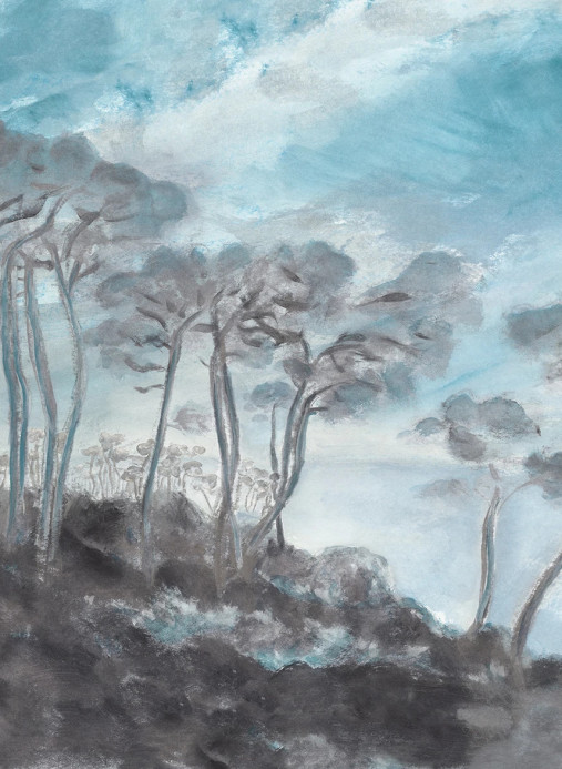 Isidore Leroy Papier peint panoramique Les Landes - Hiver