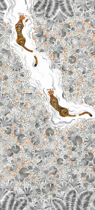 Isidore Leroy Wandbild Tigres Gris - B 4/5/6
