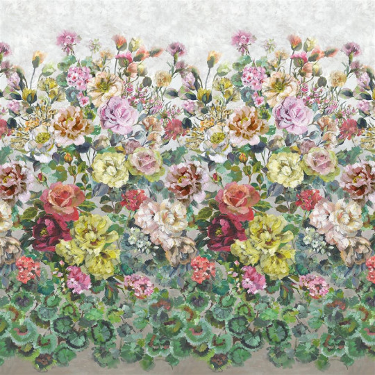 Designers Guild Mural Grandiflora Rose - Dusk