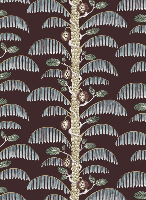 Josephine Munsey Wallpaper Palm Stripe - Spicer Brown