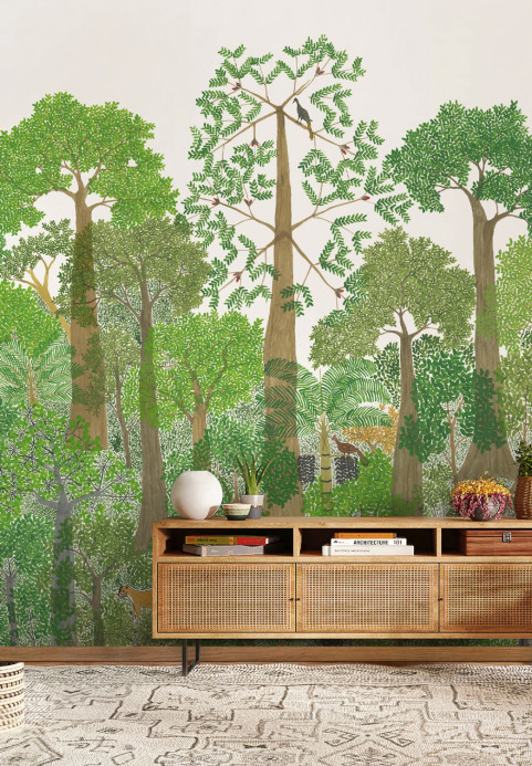 Isidore Leroy Papier peint panoramique Isio Bajii - Panel A