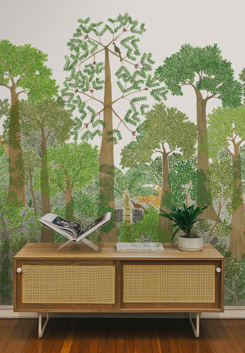 Isidore Leroy Papier peint panoramique Isio Bajii - Panel A