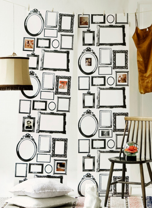 Studio Lisa Bengtsson Tapete Familjen - Black