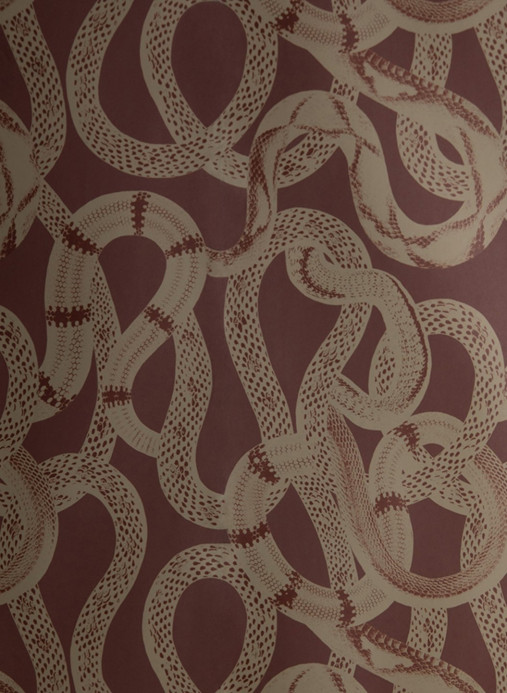 Studio Lisa Bengtsson Papier peint Snake Peak - red