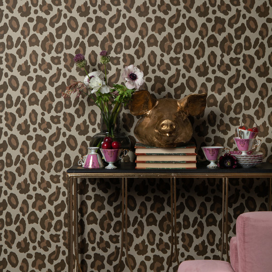 Studio Lisa Bengtsson Papier peint This is it - Brown