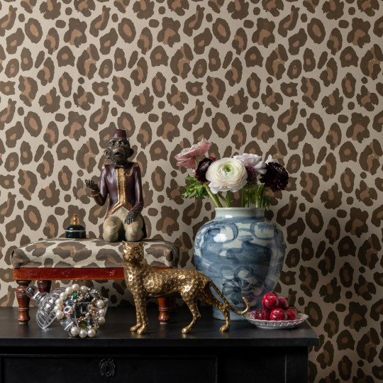 Studio Lisa Bengtsson Papier peint This is it - Brown