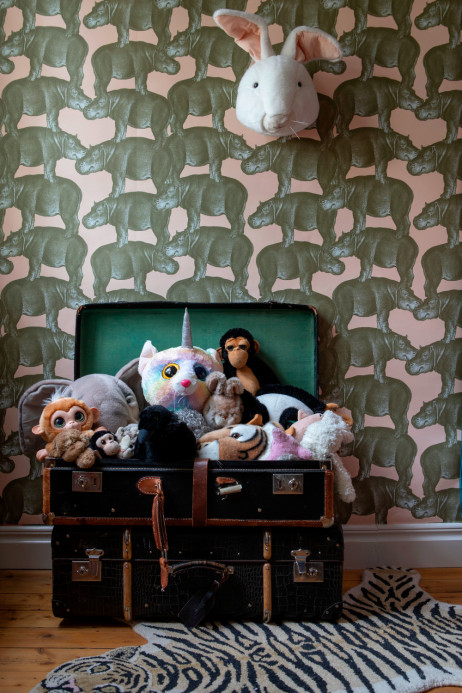 Studio Lisa Bengtsson Tapete Hippo - Pink